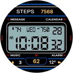 Retro watch face icon
