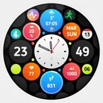 Round Watchface wearOs watch4 icon