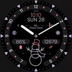 Simple Snowman Watch Face icon
