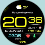 WIN 038  Digital watch face icon