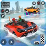 Water Car Stunt Race Car Games icon