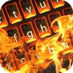 Burning Keyboard Wallpaper HD icon