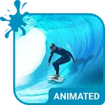 Surfing Live Wallpaper Theme icon