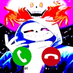 Skeleton Sans- Fake Video Call icon
