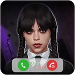 Wednesday Addams Fake Call icon