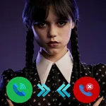 Wednesday Addams Fake Call icon