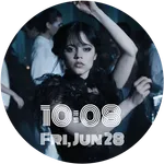 Wednesday Themed Watch Face icon