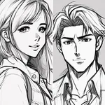 Anime Soulmate Sketch icon