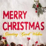 Merry Christmas Greeting Card  icon