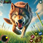 Wolf Games Wild Animal Sim 3D icon