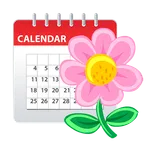 Woman diary (calendar) icon