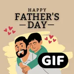 Father's Day Greeting Card GIF icon