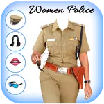 Women Police Photo Suit Editor icon