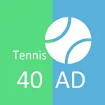 Tennis scoreboard icon
