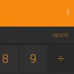 Calculator Orange Splash icon