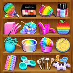 Antistress relaxing toy game icon