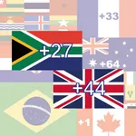 Country calling code icon