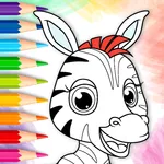 Kids coloring pages for kids icon