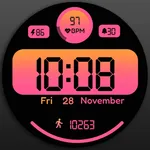 YSR Neon Glow Watch Face icon