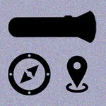Фонарик+Компас+GPS icon