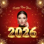 New Year Photo Frame 2026 icon