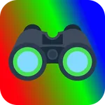 Color night scanner VR icon