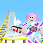 Roller coaster parkour icon