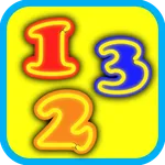 Numbers for kids flashcards icon