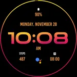 Flame Gradient Watch Face icon