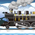 Steam locomotive choo-choo icon
