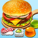 Learn cooking sushi , run a be icon