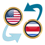 US Dollar to Costa Rican Colón icon