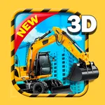 Excavator Road Builder - Crane icon