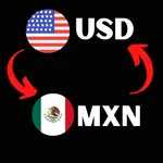 us dollar to mexican peso mxn icon