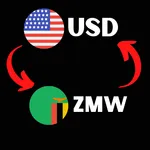 us dollar to zambian kwacha zk icon