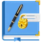 Diary with lock icon