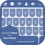 Keyboard theme for faceof book icon