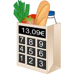 Calculatrice de courses Plus icon