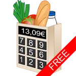Shopping list calculator icon