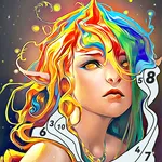 Elf Color by Number Paint Game icon