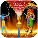 Dussehra Zipper Lock Screen icon