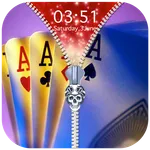 Teen Patti Zipper Lock Screen icon