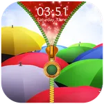 Umbrella Zipper Lock Screen icon