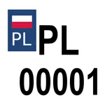 Polish license plates icon