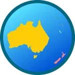 Australia and Oceania map icon