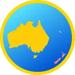 Australia and Oceania map icon