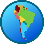 South America Map icon