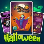 Halloween Greeting Card Maker  icon