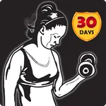 Female Fitness Workout at Home icon