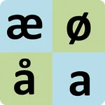 Norwegian alphabet for old peo icon